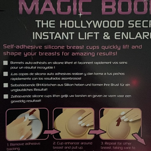 Self adhesive strapless bra - Picture 4 of 5